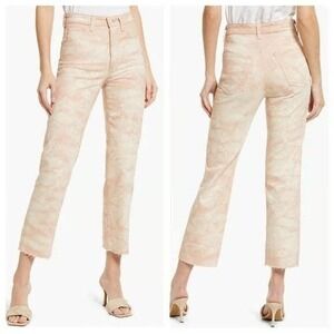 Adriano Goldschmied Womens Alexxis Crop High-Rise Vintage Straight Jeans Size 28